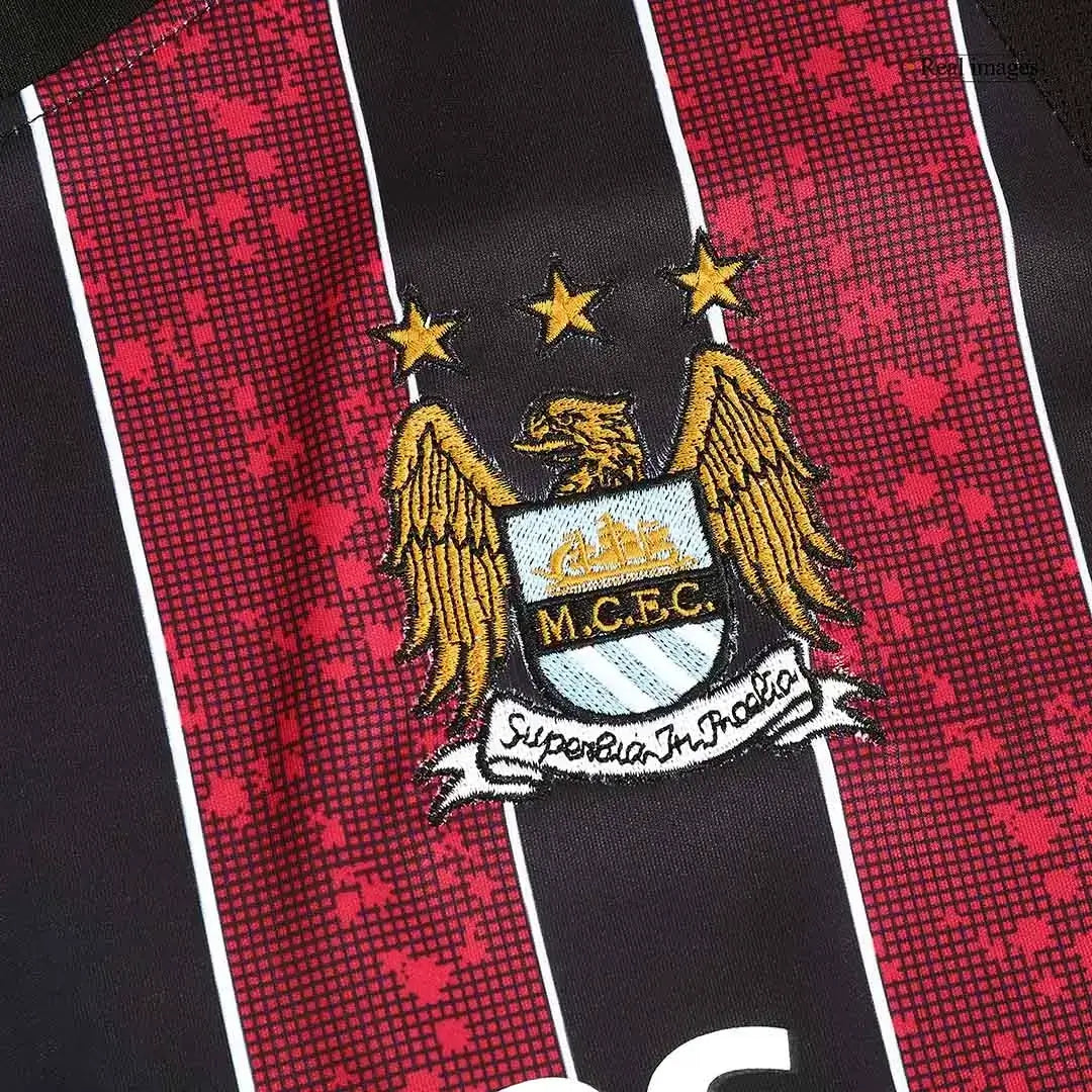 Camiseta de fútbol retro de visitante del Manchester City 2008/09 de RICHARDS #2