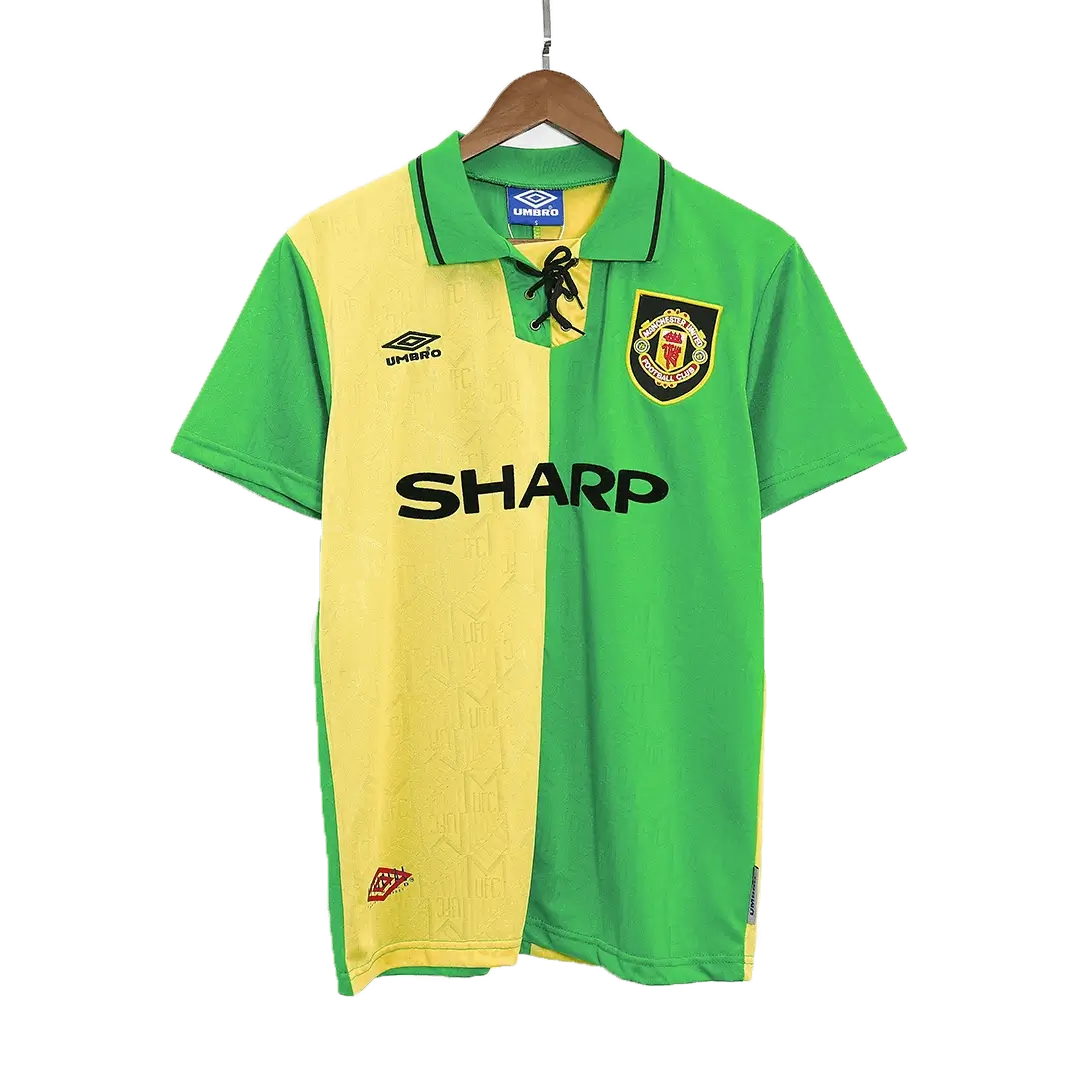 Camiseta de fútbol retro de visitante del Manchester United 1992/94
