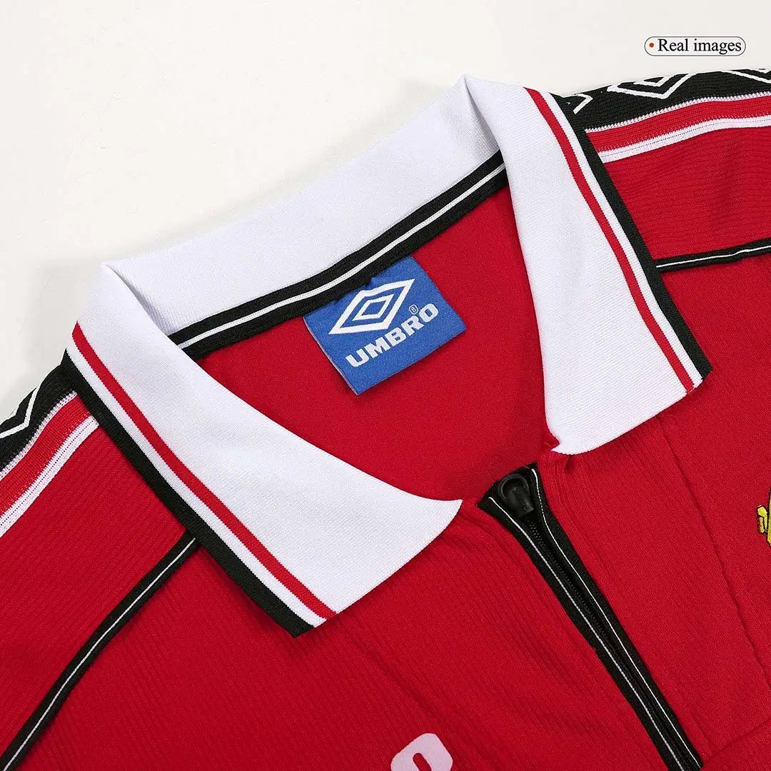 Camiseta retro local del Manchester United 1998/99 de Beckham #7