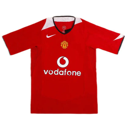 Camiseta de fútbol retro local del Manchester United 2004/06