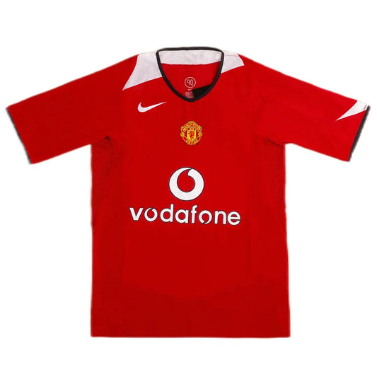 Maillot de football rétro domicile de Manchester United 2004/06