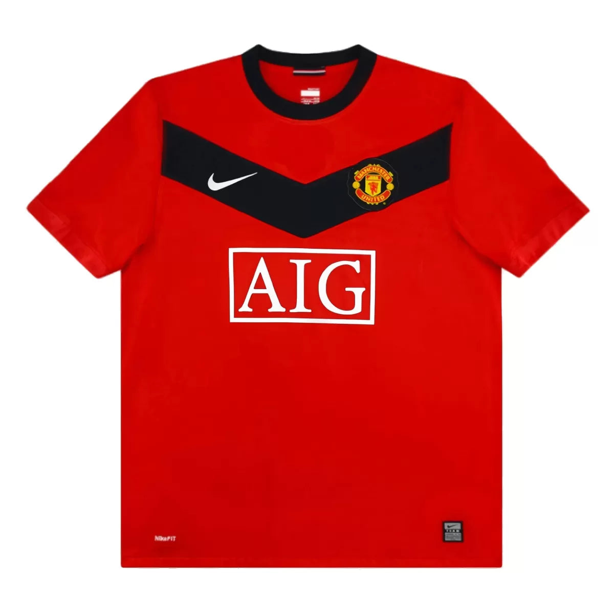 Camiseta de fútbol retro local del Manchester United 2009/10