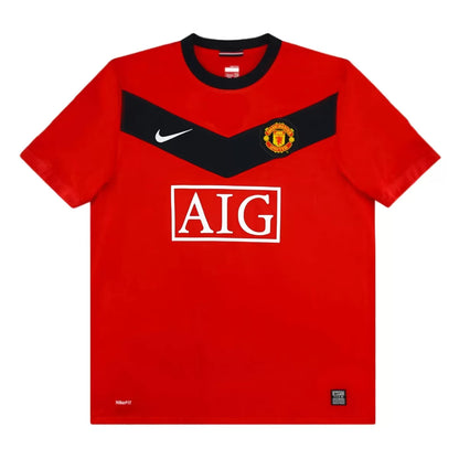 Camiseta de fútbol retro local del Manchester United 2009/10
