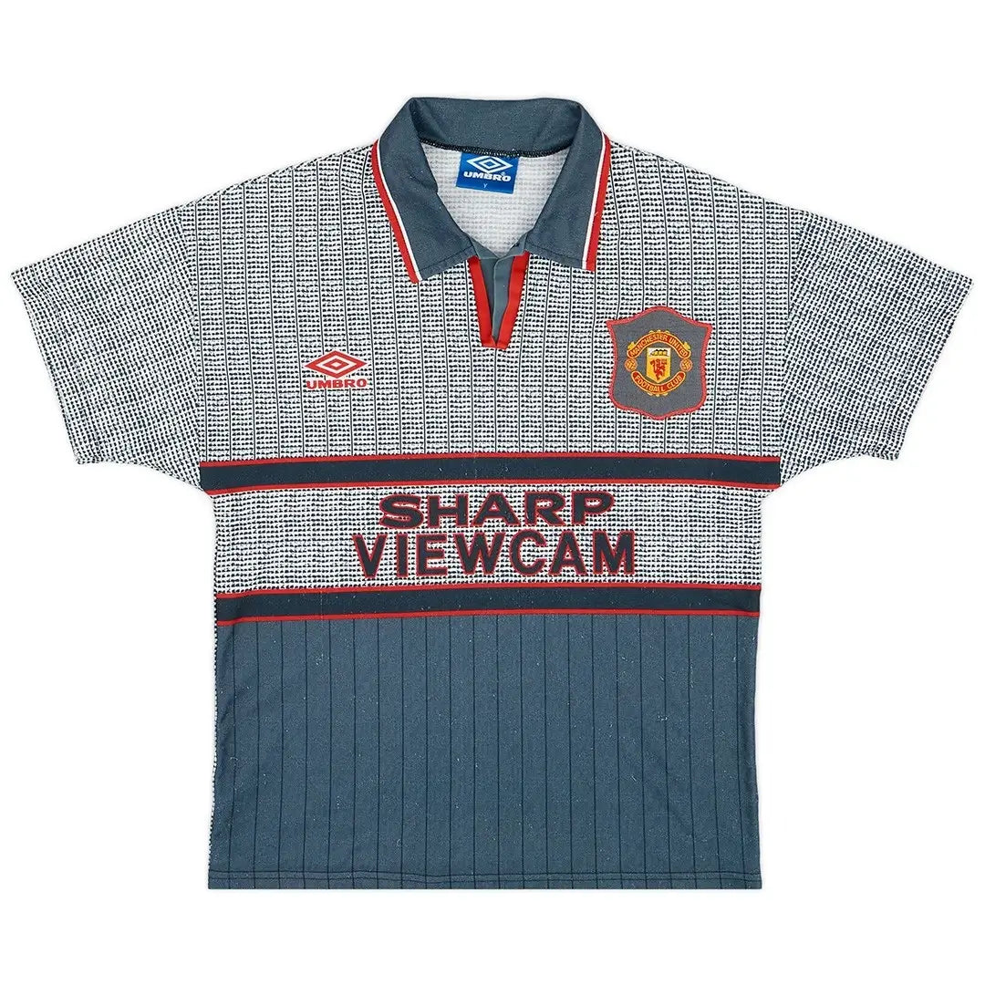 Camiseta de fútbol retro de visitante del Manchester United 1995/96
