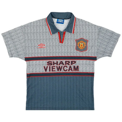 Camiseta de fútbol retro de visitante del Manchester United 1995/96
