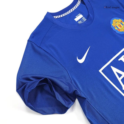 Camiseta retro de visitante de la tercera equipación del Manchester United 2008/09 de RONALDO #7