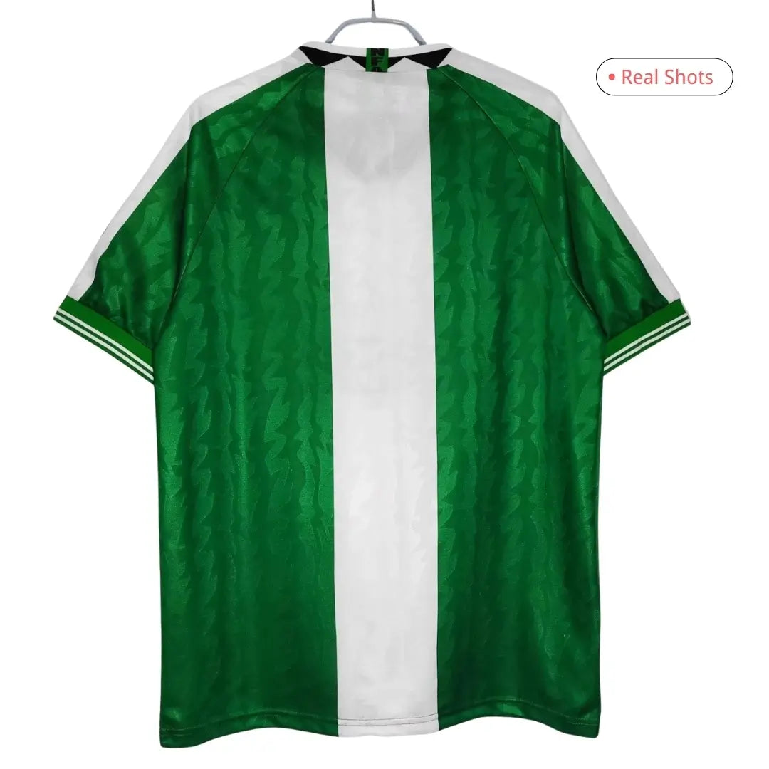 Camiseta retro de fútbol local de Nigeria 1996