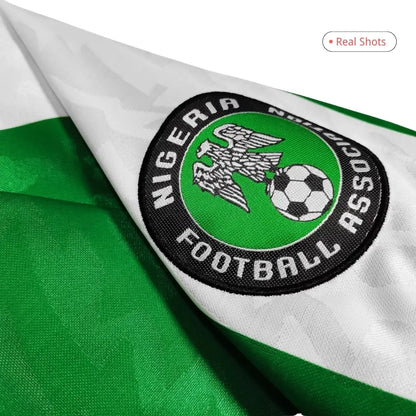 Camiseta retro de fútbol local de Nigeria 1996