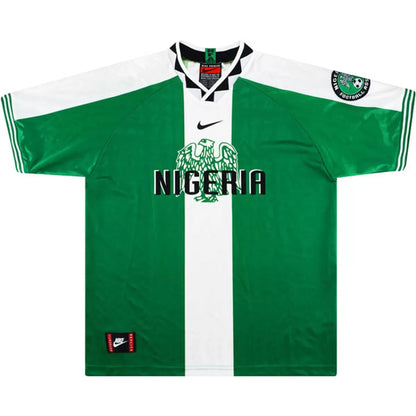 Camiseta retro de fútbol local de Nigeria 1996