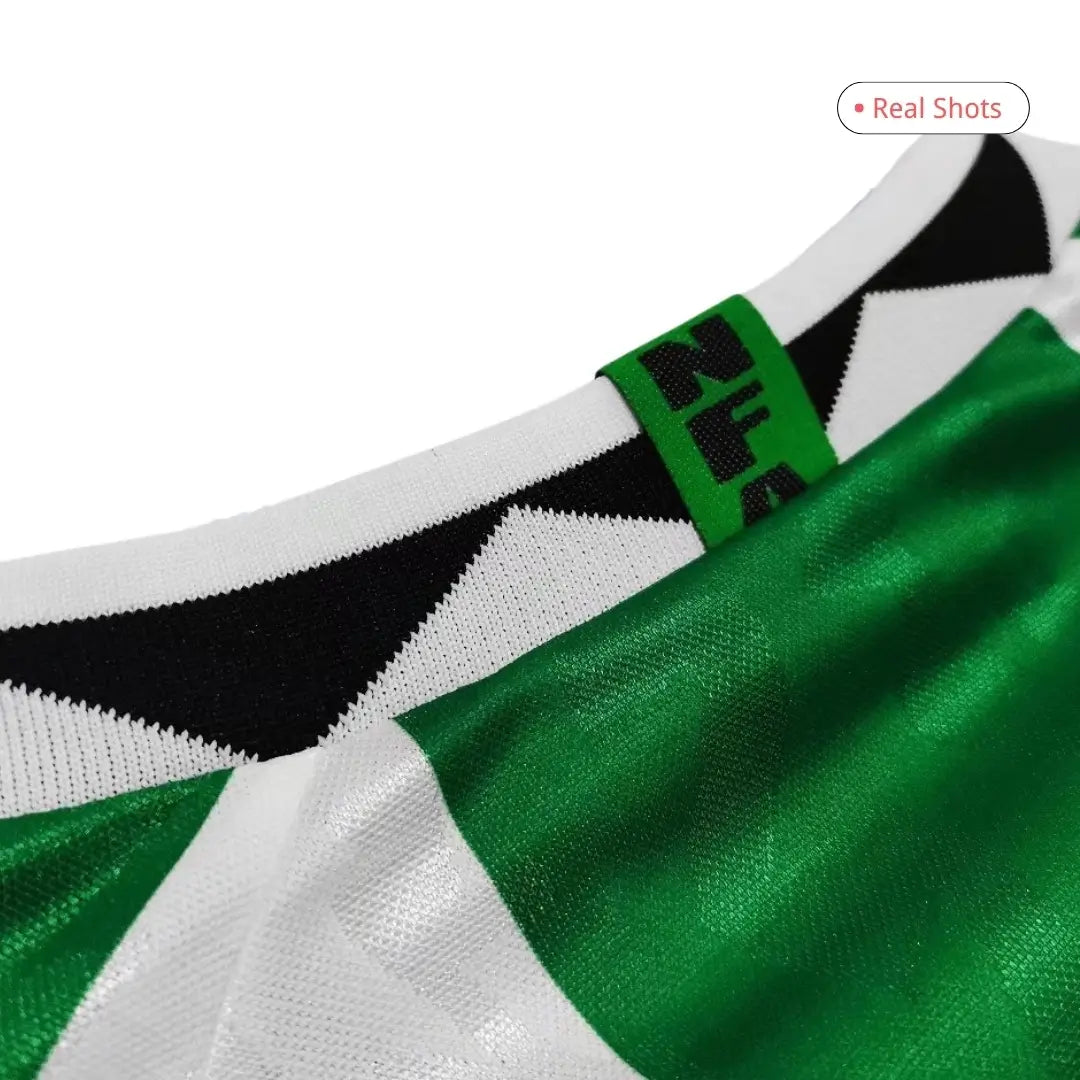 Camiseta retro de fútbol de visitante de Nigeria 1996