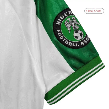 Camiseta retro de fútbol de visitante de Nigeria 1996