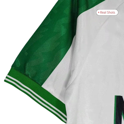 Camiseta retro de fútbol de visitante de Nigeria 1996