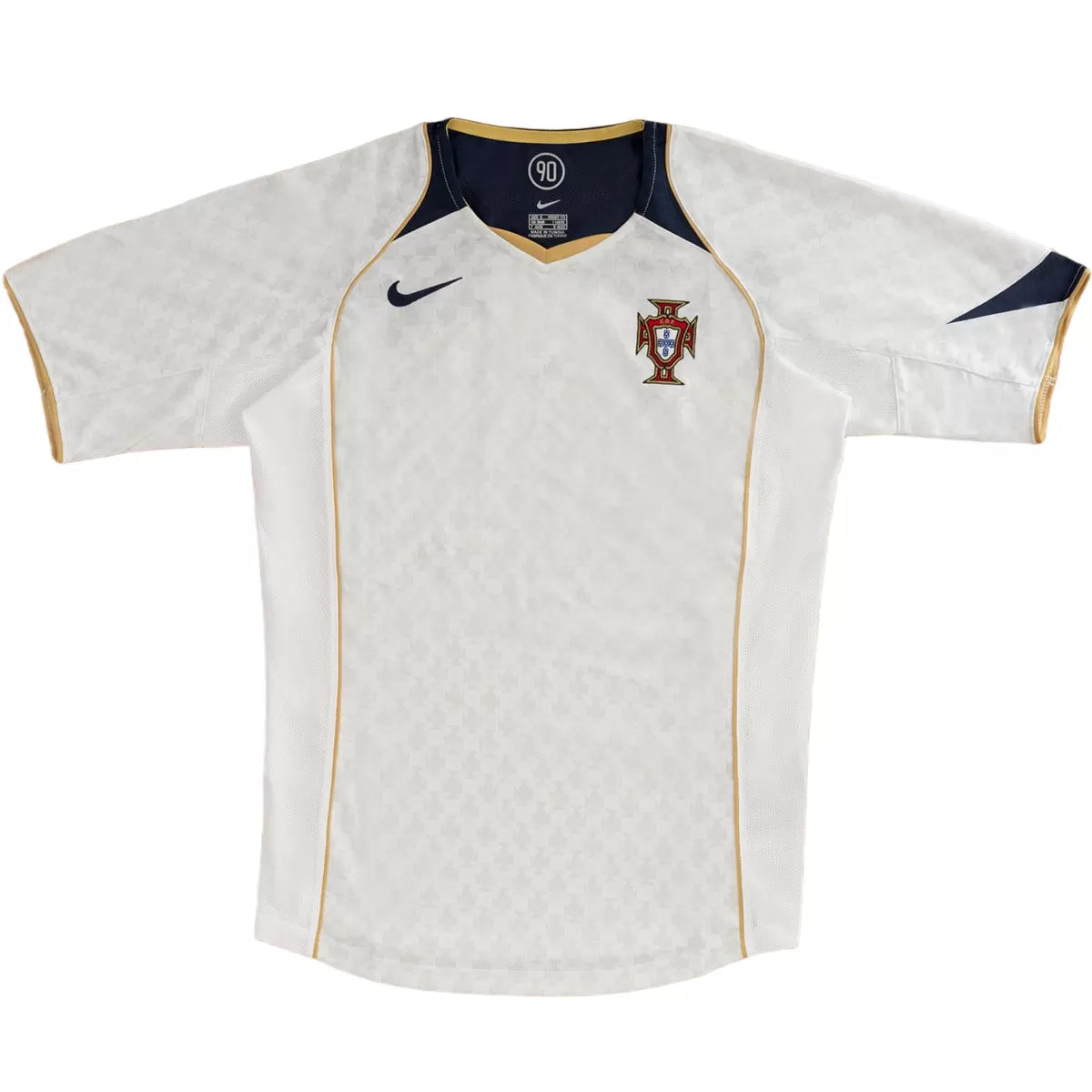 Camiseta de fútbol retro de visitante de Portugal 2004