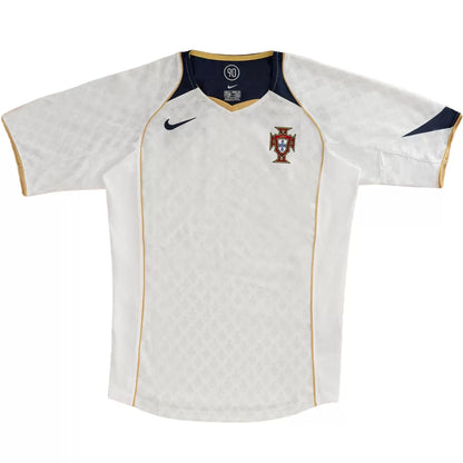 Camiseta de fútbol retro de visitante de Portugal 2004