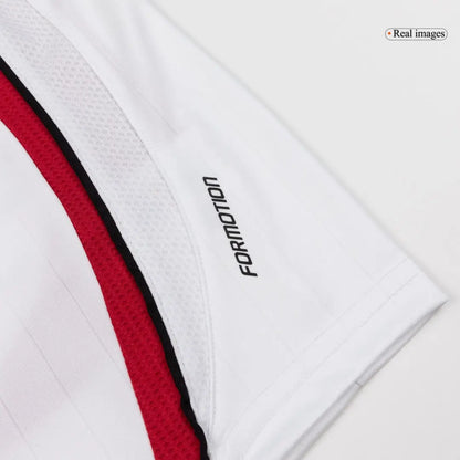 Camiseta de fútbol retro de manga larga de visitante del AC Milan 2006/07