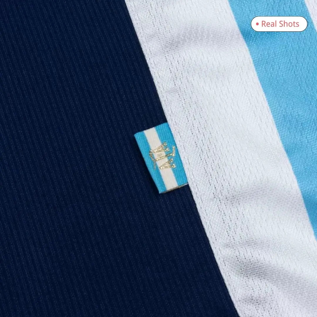 Camiseta retro de fútbol visitante de Argentina 1998 para hombre