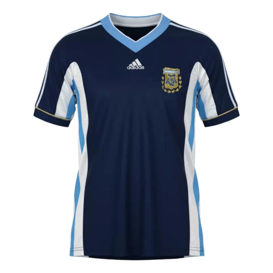 Maillot de football rétro extérieur masculin Argentine 1998