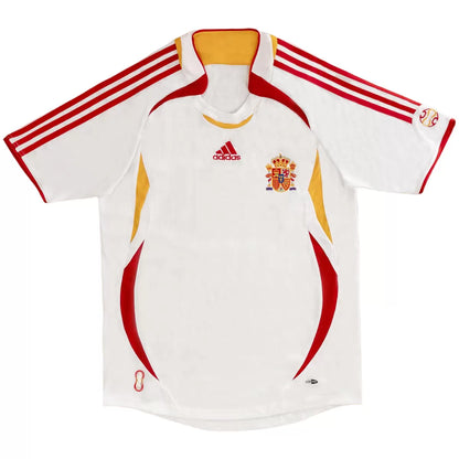 Camiseta de fútbol retro de visitante de España 2006