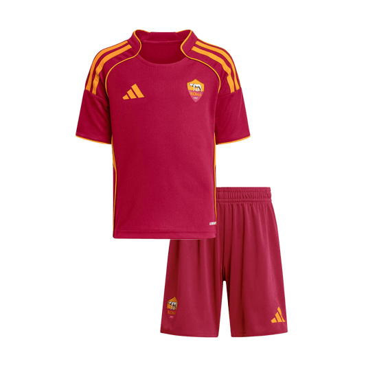 Tenue de football domicile enfant Roma 2025/26 - Maillot + Short