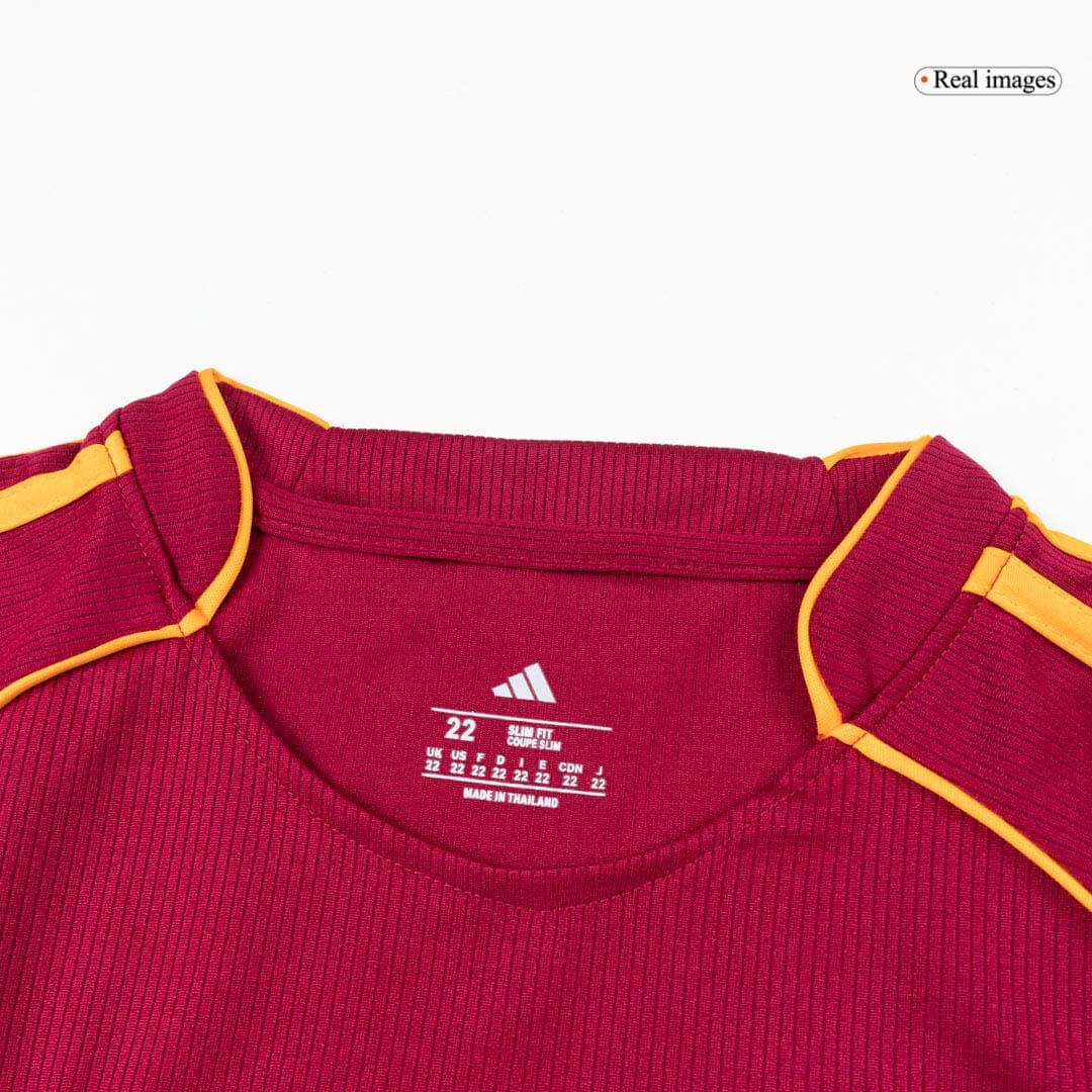 Equipación infantil de fútbol de la Roma para la temporada 2025/26 - Camiseta + Pantalón corto