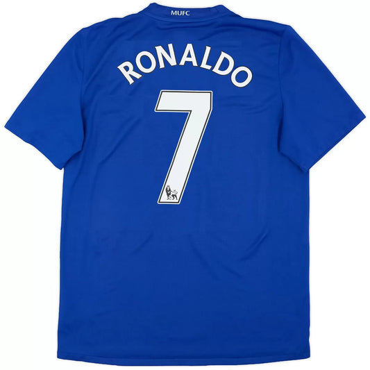 Maillot rétro extérieur troisième de Manchester United 2008/09, numéro 7, RONALDO