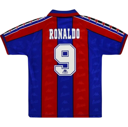 Ronaldo #9 Barcelone 1996/97 Maillot rétro domicile