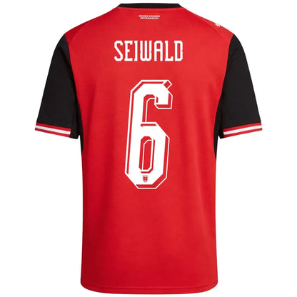 SEIWALD #6 Austria Home Soccer Jersey 2026 World Cup