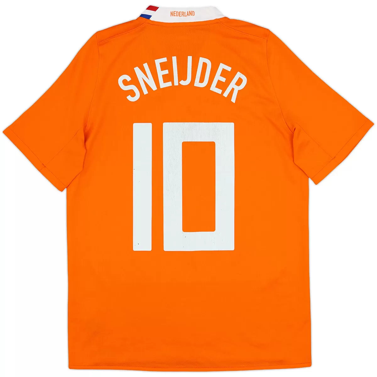 Camiseta de Fútbol Retro SNEIJDER #10 Países Bajos Euro 2008 Local