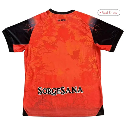 Camiseta de fútbol naranja de Halloween del Napoli 2025/26 Edición especial