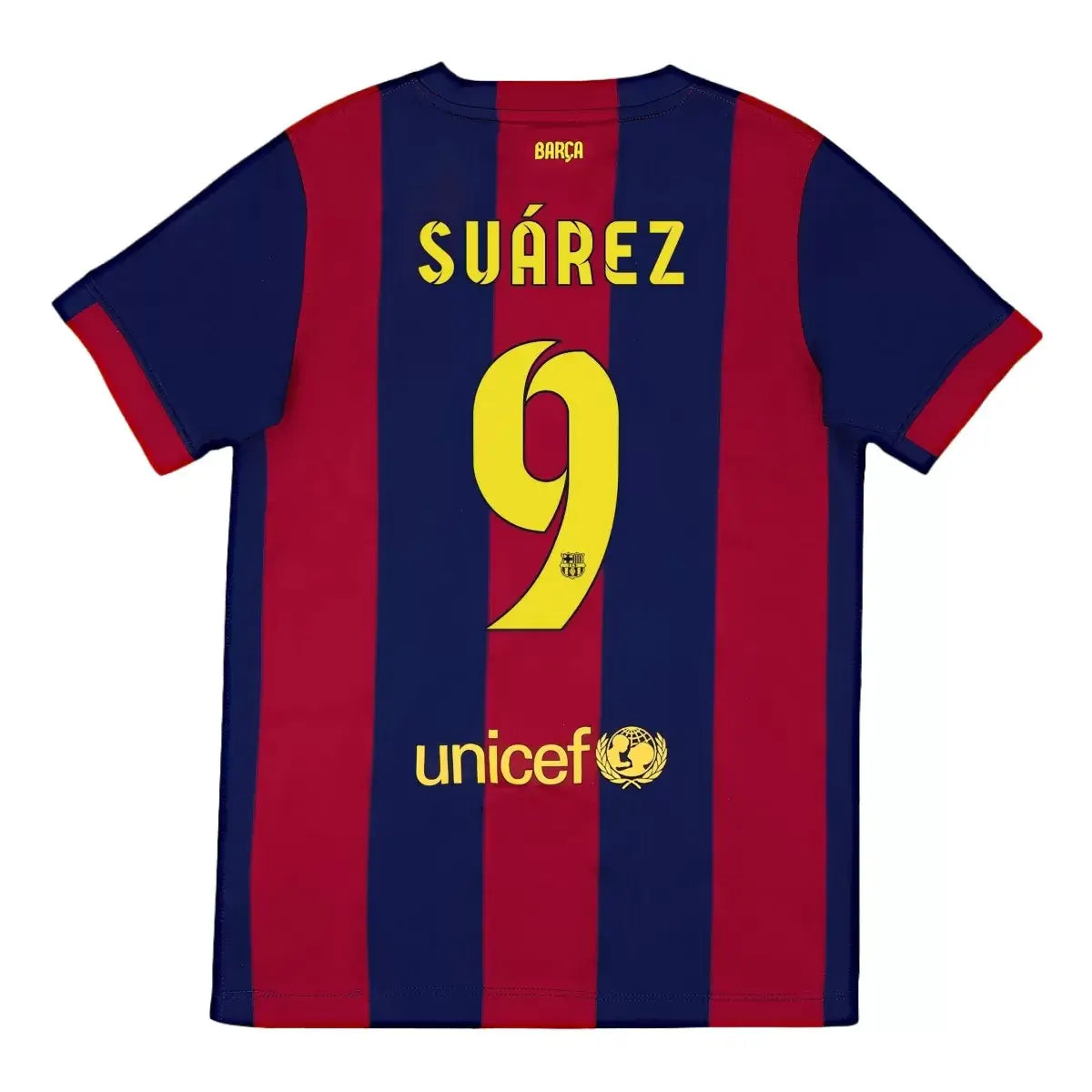 Camiseta de fútbol retro de local de Barcelona SUÁREZ #9 2014/15