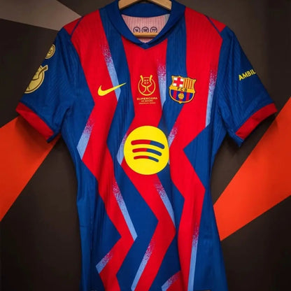 Camiseta de fútbol visitante de la Supercopa del Barcelona 2025/26 (cuarta equipación)
