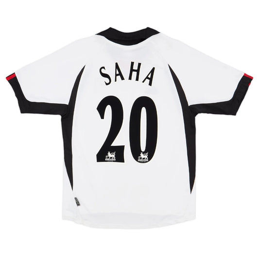 Maillot de football rétro domicile Saha #20 Fulham 2001/02