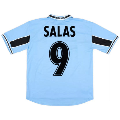 SALAS #9 Lazio 1998/00 Camiseta de fútbol retro local