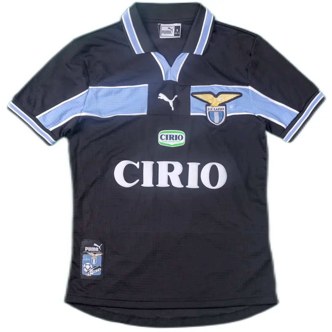 Camiseta de fútbol retro de visitante de la Lazio 1998/00