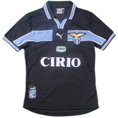 Camiseta de fútbol retro de visitante de la Lazio 1998/00