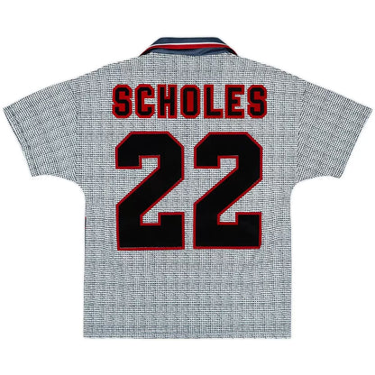 Camiseta Retro Fútbol Scholes #22 Manchester United Tercera Visitante 1995/96