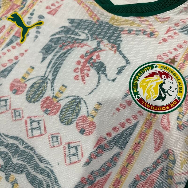 Camiseta de fútbol de Senegal para la Copa Mundial de 2026 (versión jugador, visitante)