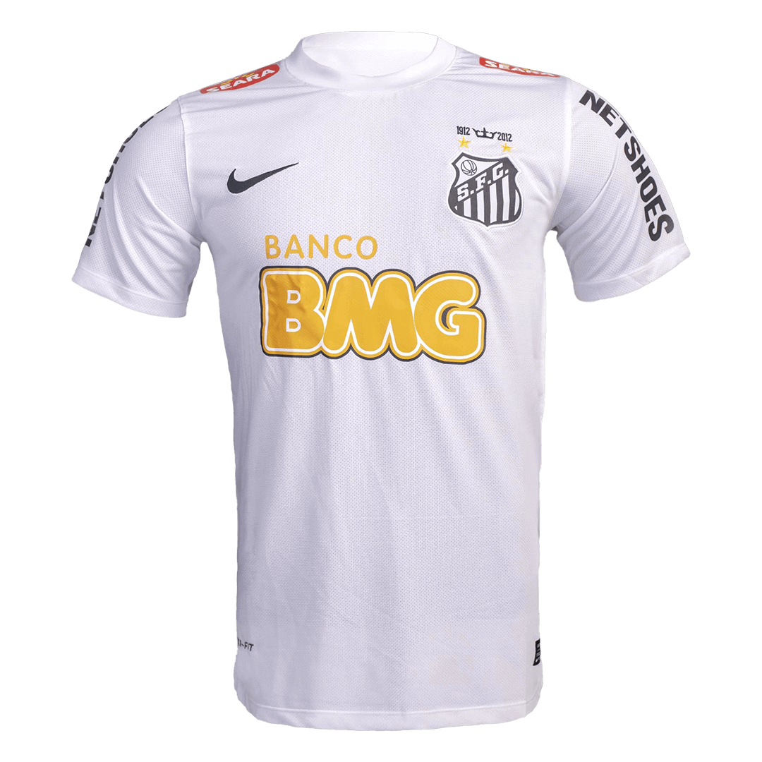 Camiseta retro de fútbol de local del Santos FC 2012 de Neymar Jr. #11