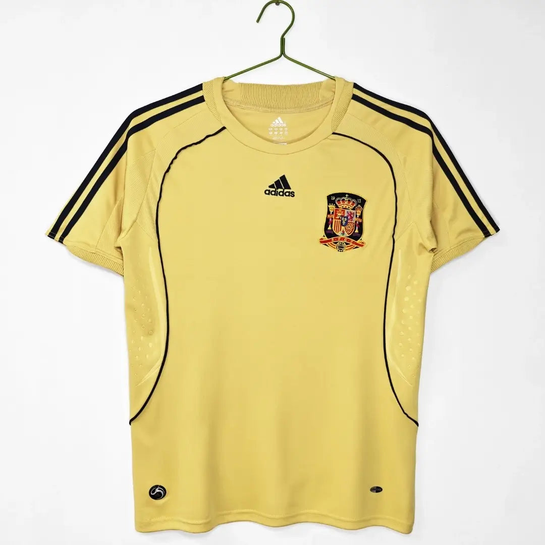 Camiseta de fútbol retro de visitante de España 2008