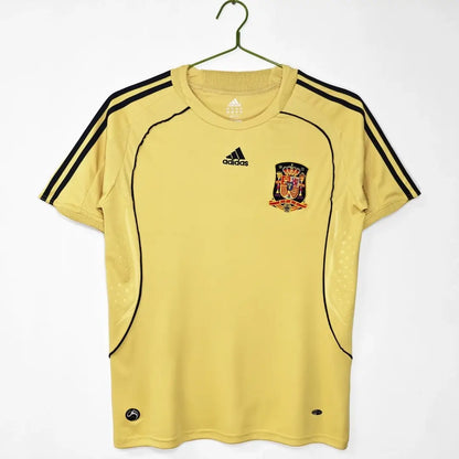 Camiseta de fútbol retro de visitante de España 2008