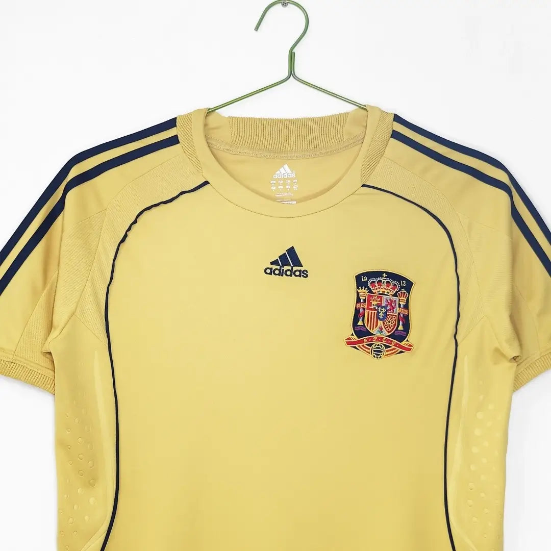 Camiseta de fútbol retro de visitante de España 2008