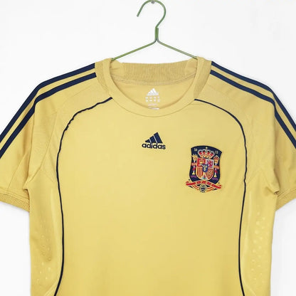 Camiseta de fútbol retro de visitante de España 2008