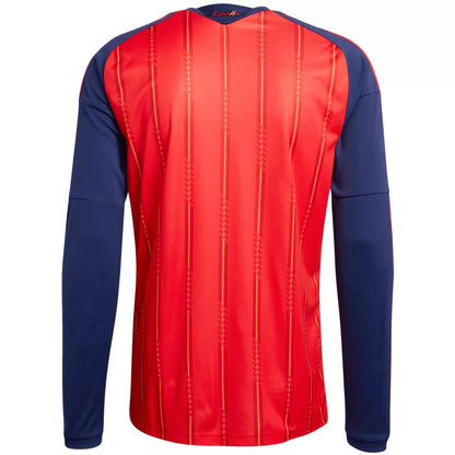 La Roja Home Long Sleeve Player Version Jersey 2026 World Cup
