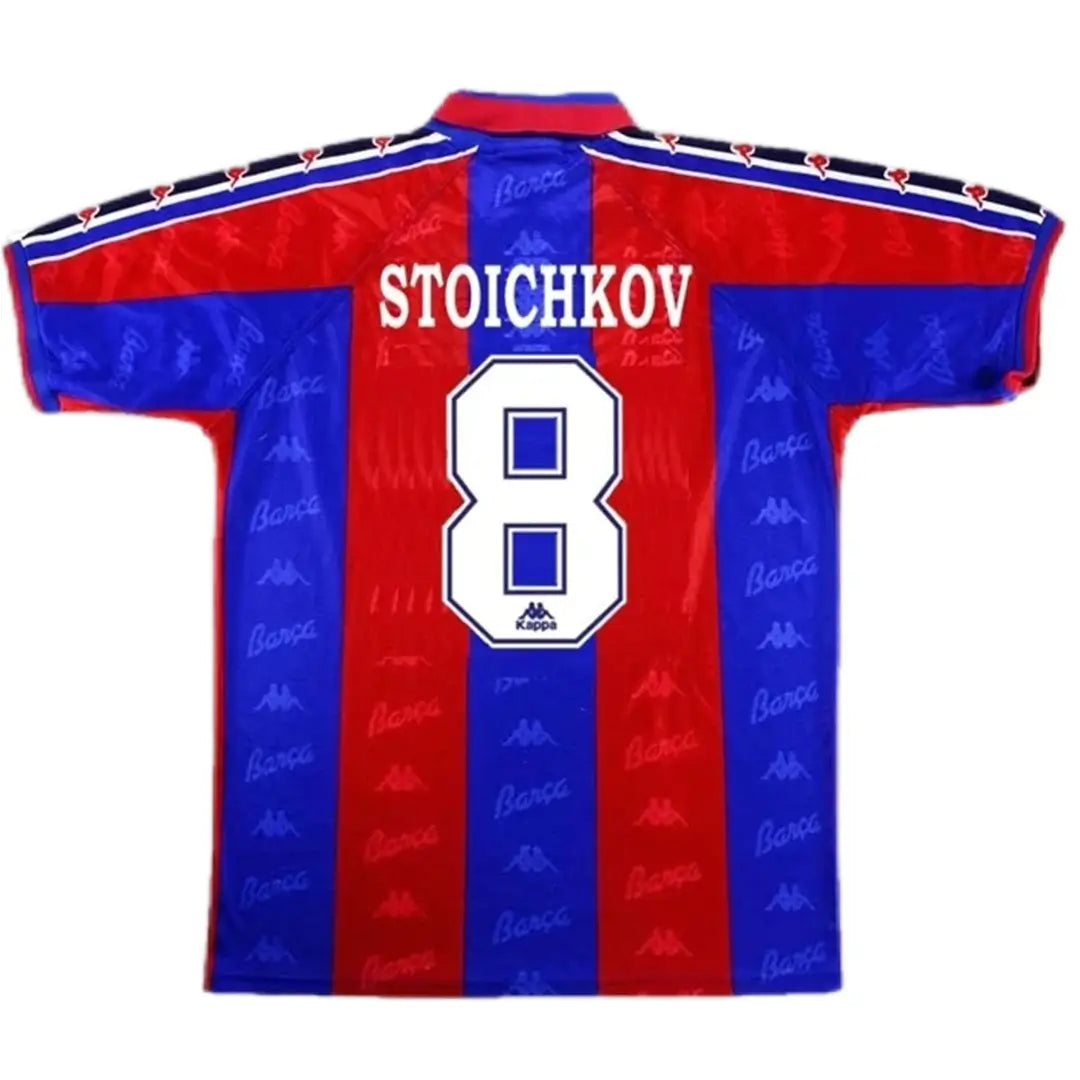 Stoichkov #8 Barcelona 1996/97 Camiseta retro de local
