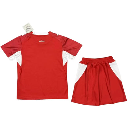 Kid's Switzerland Home Soccer Jersey Kit 2026 World Cup