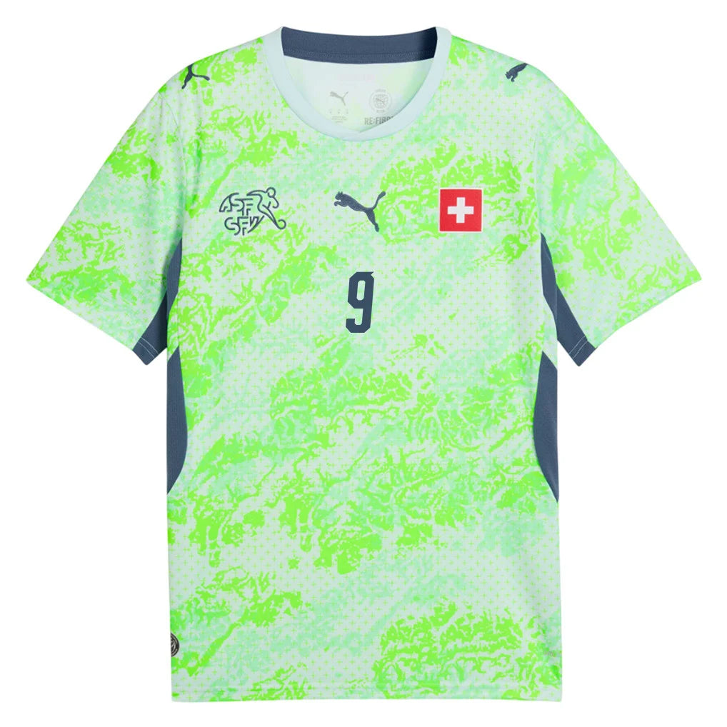 Manzambi #9 Switzerland 2026 World Cup Away Soccer Jersey