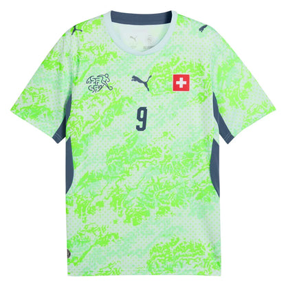 Manzambi #9 Switzerland 2026 World Cup Away Soccer Jersey