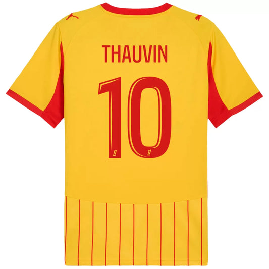 Maillot domicile de football THAUVIN #10 RC Lens 2025/26