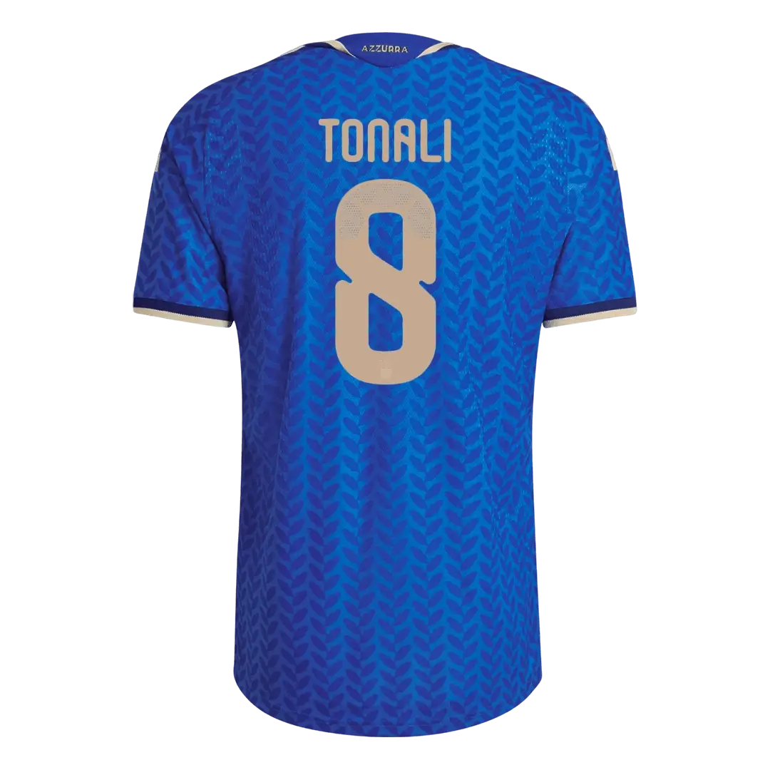 Camiseta de fútbol TONALI #8 Versión Jugador de Italia Mundial 2026