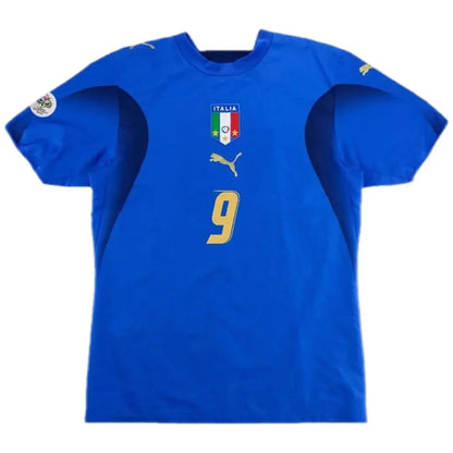 Camiseta de fútbol retro local TONI #9 Italia 2006